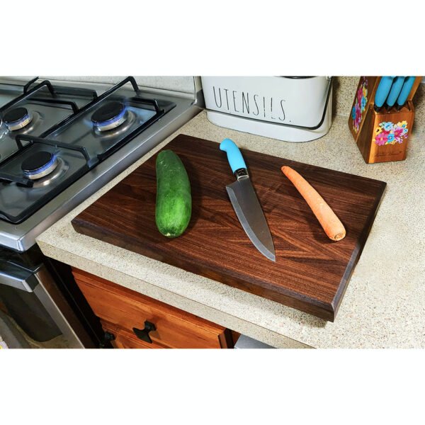 walnut board in use